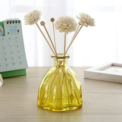 Image of LIBOOI Reed Diffuser Bottles, Glass Bottles Empty Decorative Vase Jars Oil Diffusers Container Fragrance Accessories for DIY Essential Gift