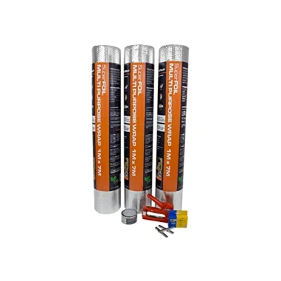 Image of SuperFOIL The Shed Insulation Kit Foil Multi Purpose Wrap and Fixings 21sqm