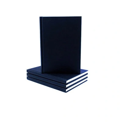 Image of SEAWHITE Black Cloth Cover Sketchbook 140gsm Portrait A5
