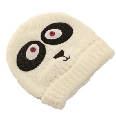 Image of Ladies/Girls Novelty Animal Knitted Beanie Thermal Ski Hats Panda