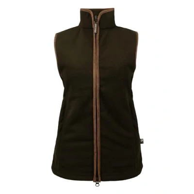 Image of JACK PYKE Ladies Countryman Fleece Gilet Dark Olive M