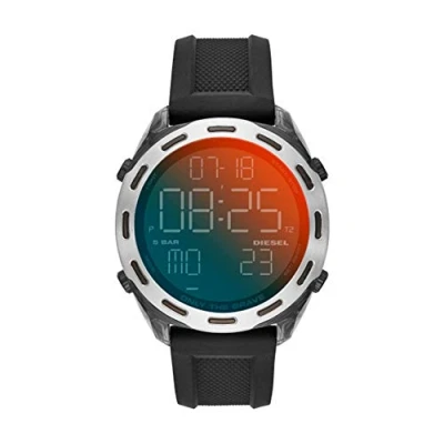 Image of Diesel Crusher Digital watch, Men&#039;s, Size: One Size, Schwarz