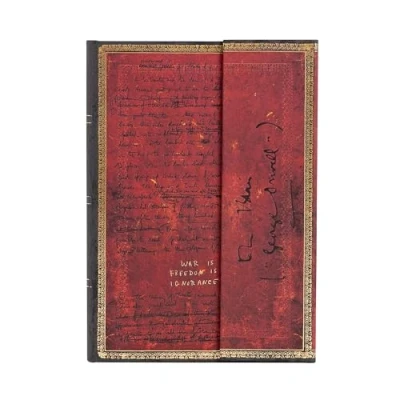 Image of Paperblanks Hardcover Journal Orwell, Nineteen Eighty Four Unlined Midi (130 x 180 mm) (Embellished Manuscripts Collection)