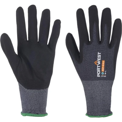 Image of Portwest SG NPR15 Micro Foam 12 Pack Grey/Black Medium