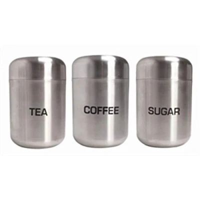 Image of CPD Brushed Steel Tea/Coffee/Sugar Dome Lid, Metal