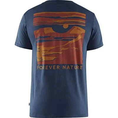 Image of FJALLRAVEN F87314 560 Torneträsk T Shirt M Navy S