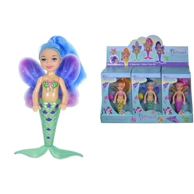 Image of KandyToys Mermaid Princess Playset 4 Colours Random Colour