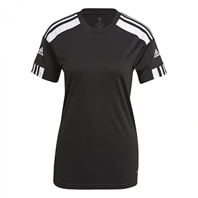 Image of adidas Performance Squadra 21 Sports Tshirt, Women&#039;s, Size: Small, Black/white