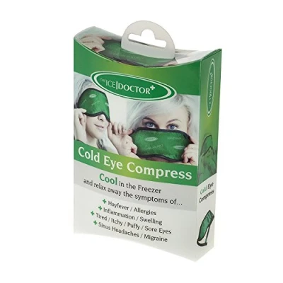 Image of The Ice Doctor Reusable Cold Eye Compress Mask Cooling Relief for Hayfever and Allergy Symptoms