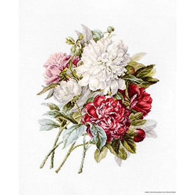 Image of Lucas Cross Stitch Kit, Cotton, Multicoloured, 22,5x28,5cm