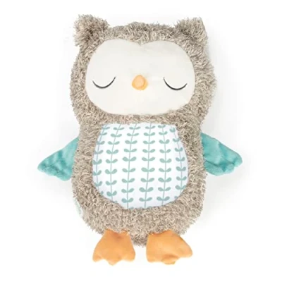 Image of Ingenuity Snuggle Sounds Musical Bluetooth Soothing Plush Toy Nally The Owl, Newborn to 36 Months, Unisex