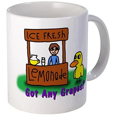 Image of BAAROO Lemonade Stand Mugs Ceramic Coffee Mug, Tea Cup 11 oz