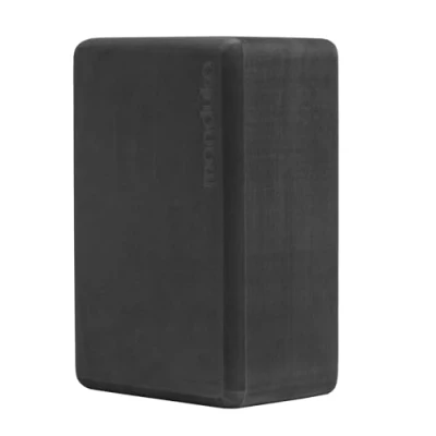 Image of Manduka Unisex Recycled Foam Yoga Block, Thunder, Standard