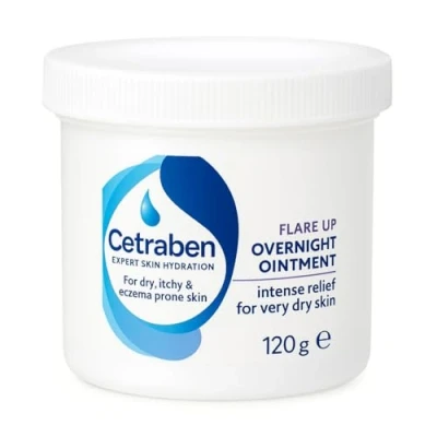 Image of Cetraben Ointment, For Dry Sensitive and Eczema Prone Skin, Dermatological Cream Relieves &amp; Itchy Prevents Flare Ups, 1 x 120g