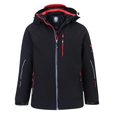 Image of KAM Jeanswear Men&#039;s Performance Soft Shell Jacket Black 8XL