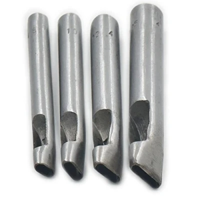 Image of Fujiyuan 1 set 4mm Hollow Hole Punch Oval shape Leather Belt Watch Band Gasket DIY Craft Cutter Tool Mixed Size
