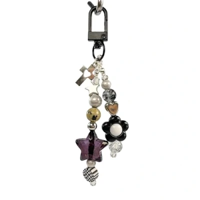 Image of WATERBELINE Phone Chain，Y2K Star Flower Chain Beaded Charm Keychain Lanyard Strap Bag Backpack Ornament Acrylic Keyring Jewelry Gift
