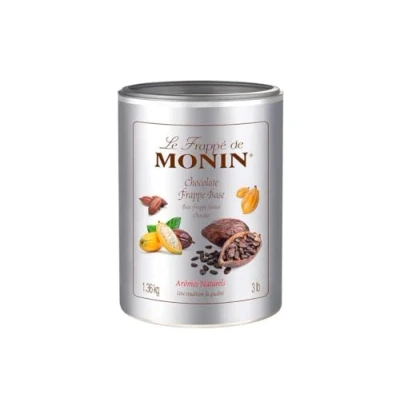 Image of Monin Chocolate Frappe Mix 1.36kg Tub Flavoured Coffee Powder for Shops