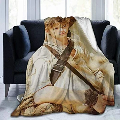 Image of Thomas Brodie Sangster Ultra Soft Micro Fleece Blanket 3D Printing Poster Super &amp; Lightweight Plush Bed For Adult and Kids 60&quot;x50&quot;