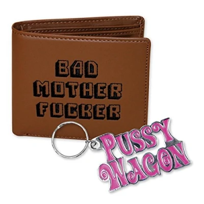 Image of Noble Collection Z882225 Pulp Fiction &amp; Kill Bill Set Wallet (Leather) Keyring, Multi Colour