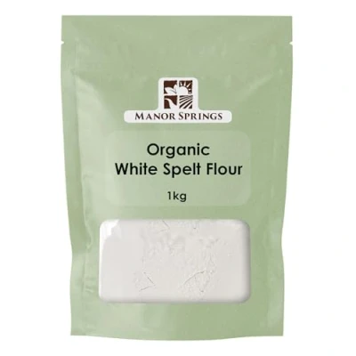 Image of Organic White Spelt Flour 1kg by Manor Springs