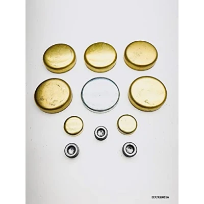 Image of Brass Engine Expansion Plug Kit Compatible with Jeep Cherokee 4.0L 1987 2001 EEP/XJ/081A
