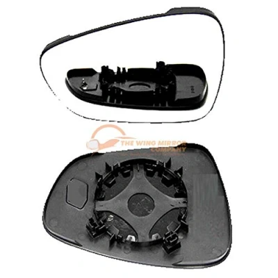 Image of Compatible with Citroen DS3 2010,2011,2012,2013,2014 Non Heated, Silver, Wing/Door Mirror Glass Including Base Plate LH(Passenger Side)