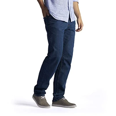 Image of Lee Men&#039;s Regular Fit Straight Leg Jean, Orion, 31W x 32L