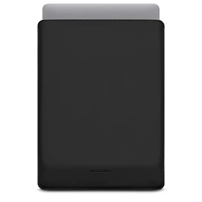 Image of Woolnut Matte PU Sleeve Case Cover for MacBook Pro 14 Black