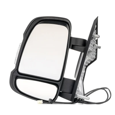 Image of 0735424438 Wing mirror ALKAR 9233922 left Manual with thermo sensor, wide angle mirror, Short arm, Convex for hand drive vehicles