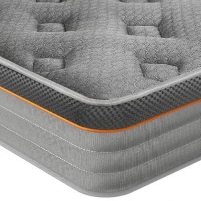 Image of Good Nite Single Mattress 3FT, 10 Inch Individually Pocket Sprung Mattress, Comfort Medium Firm with Soft Fabric and Breathable Foam, Grey Hybrid Single, 90x190x25cm
