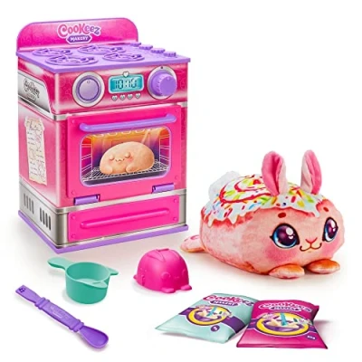 Image of Cookeez Makery Cinnamon Treatz Oven, Mix &amp; Make A Plush best friend! Place your Dough In The Oven And Be Amazed When Warm, Scented, Interactive, Friend Comes Out!