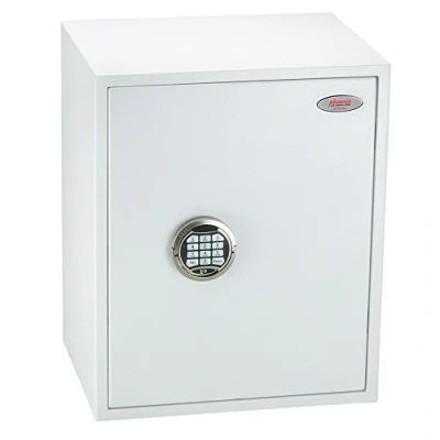 Image of Phoenix Safe Company SS1183E Fortress UK Police Approved Twin Locking Bolts Electronic White Paint Finish 42 Litre Capacity 37kg