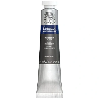 Image of Winsor &amp; Newton Watercolour Paint, Iridescent Black, 8ML Tube
