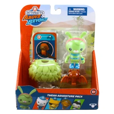 Image of Octonauts Above &amp; Beyond Adventure Pack Toy Figure Playset with Accessories Tweak