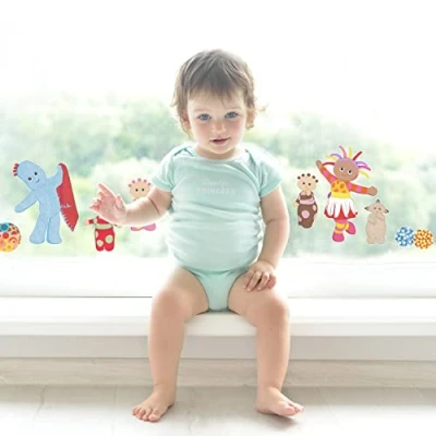 Image of Stickerscape in The Night Garden Window Stickers (Group) Official Decor Children&#039;s for Nursery