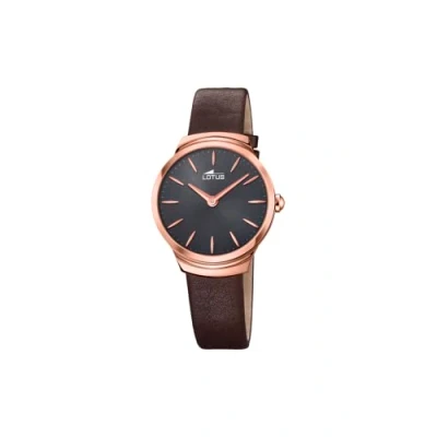 Image of Lotus Watches Womens Analogue Classic Quartz Watch with Leather Strap 18501/1