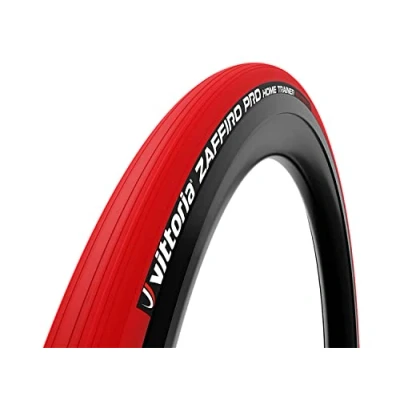 Image of Vittoria Zaffiro Pro Home Full Tyre Designed for indoor Trainers Red, 700 x 23 c