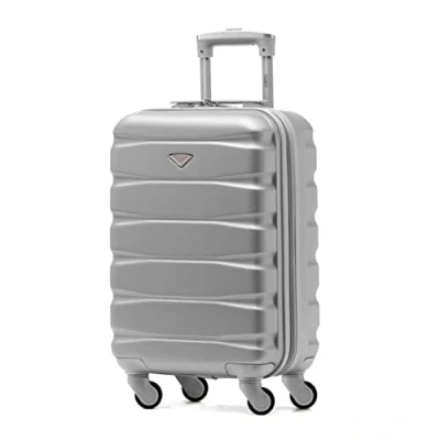 Image of Flight Knight Lightweight 4 Wheel ABS Hard Case Suitcases Cabin Carry On Hand Luggage Approved for Over 100 Airlines Including easyJet, British Airways, RyanAir, Virgin Atlantic, Emirates &amp; Many More