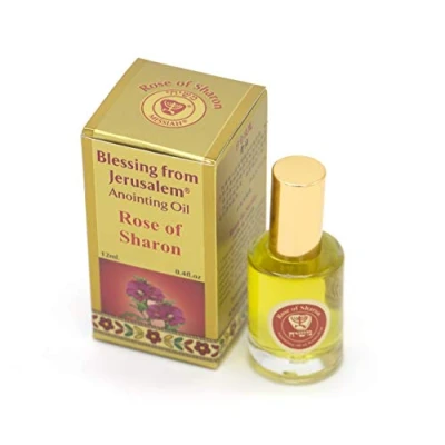 Image of Gold Anointing Oil Rose of Sharon 12ml from Holyland Jerusalem Limited Edition