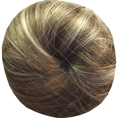 Image of Mytoptrendz® Pack of 3 Invisible Hair Nets bun (Blonde piece net)