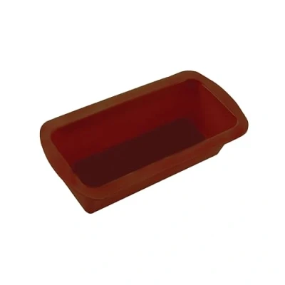 Image of Silicone Loaf Tins Bread &amp; for Baking, Nonstick Cake Tin Rectangular, Mould Baking Loaves, Cakes 22x11x6 cm BPA Free Oven Safe Dishwasher (Brown)