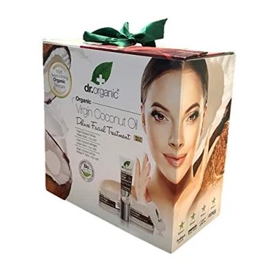 Image of Dr. Organic Facial Set Deluxe Virgin Coconut Oil 200 g