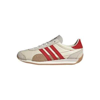 Image of adidas Originals Country Trainers Off white better scarlet grey one, Women&#039;s, Size: 3.5, one Leather