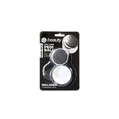 Image of CS Beauty Pedi Ball Foot File Hard Skin Remover Callus Dry Dead with Finishing Pads