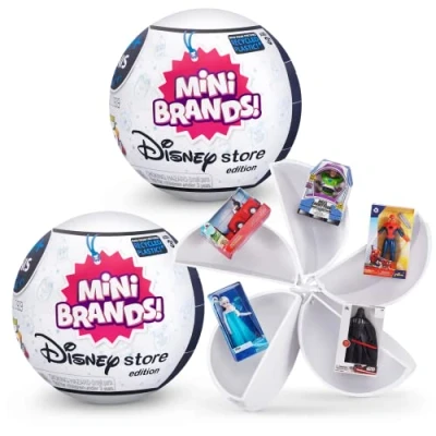 Image of Mini Brands Disney Store Series 1, Mystery Collectible Miniature Figures, Themed Surprise Minis, Blind Packaging, Collectibles (2 Capsules)