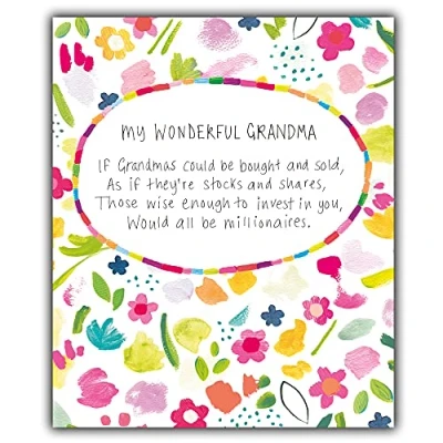 Image of Emotional Rescue Grandma Birthday Card, Nice Words Card For Grandma, Happy Millionaires, Paper Salad, Multi, ZFPW9903