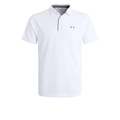 Image of Under Armour Men Tech, Lightweight and Breathable Polo T Shirt for Men, Comfortable Short Sleeve