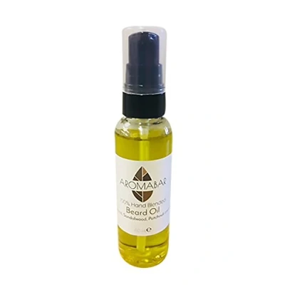 Image of Beard Oil 60ml with Cedarwood, Sandalwood, Patchouli and Lemon Pure Essential Oils 100% Natural Conditioning Woody Scent Softens Conditions