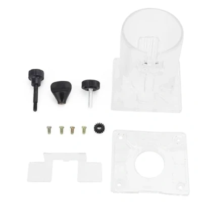 Image of Woodworking Trimmer Router Transparent Plastic Base Power Tool Protective Shield Accessory Hard for Household Garden Use(Thickened)